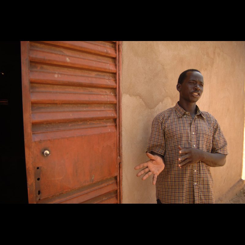 KWUMDE, Burkina Faso Pastor Pascal Bonkoungou stands in front of the Kwumde Baptist Church building just outside Koudougou. The rural congregation is part of a growing network of churches serving communities across Burkina Faso.